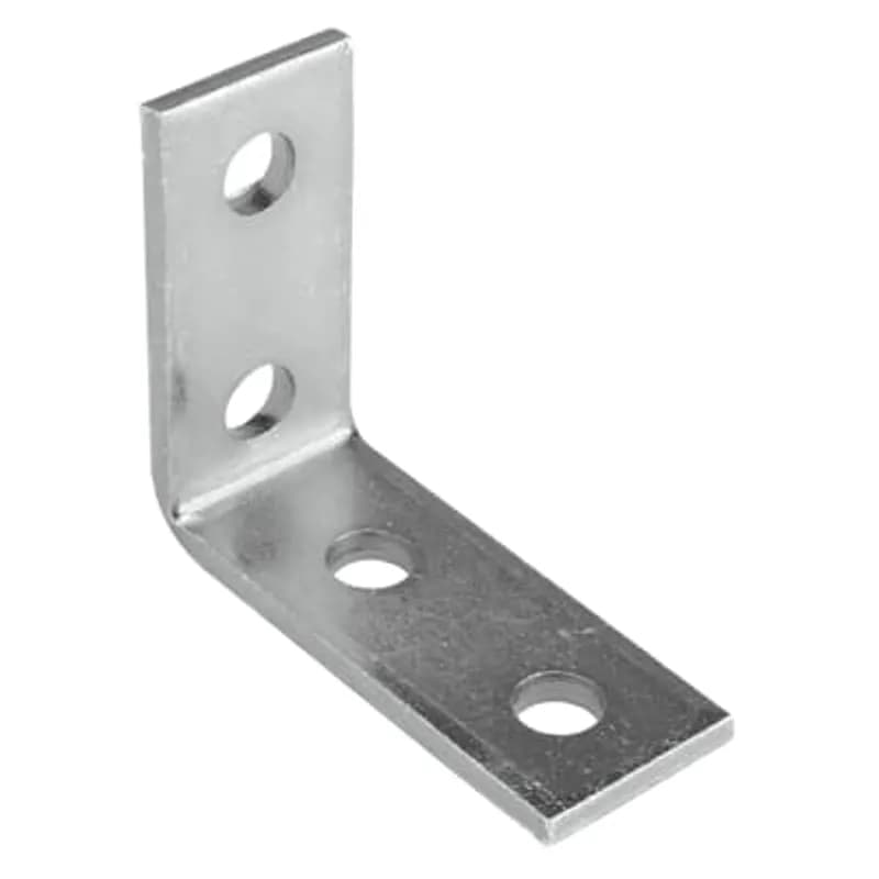 ABB - Installation Products AB205 SS - Fitting, 90 Degree, Height 4-1/8 Inches, Base Length 3-1/2 Inches, Hole Diameter 9/16 Inches, Stainless Steel