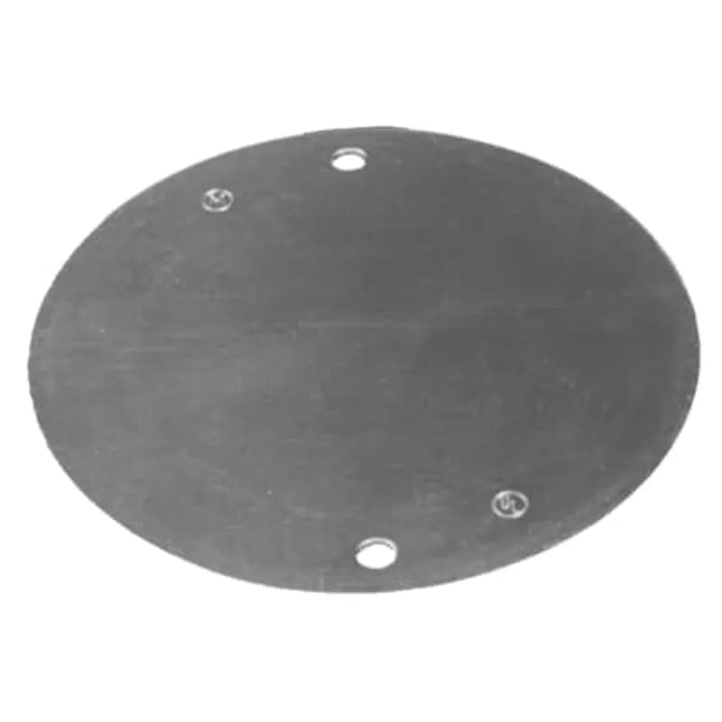 ABB - Installation Products CIC-93 - Round Weatherproof Cover, 4-3/16 Inch Diameter, Aluminum, For 4 Inch Weatherproof Round Box, Includes Gasket and Mounting Screws