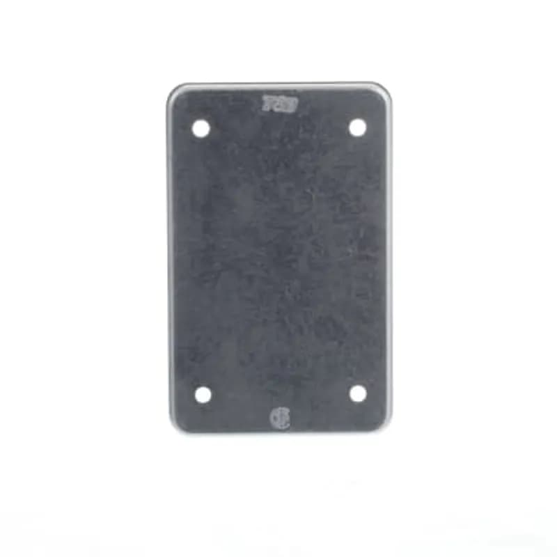 ABB - Installation Products CIFS-4 - Single Gang FS Cover, Length 4-9/16 Inches, Width 2-3/4 Inches, Aluminum, Blank, Box Mount