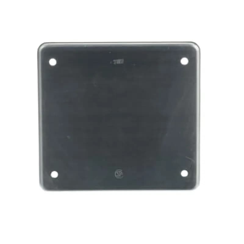 ABB - Installation Products CIFS-42 - Two Gang FS Cover, Length 4-5/8 Inches, Width 4-5/16 Inches, Aluminum, Blank, Box Mount