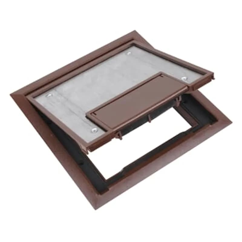 Cover for 665 Series Boxes, Brown, Polycarbonate with 5/32 Inch Steel Plate, Load Rating 750 Pounds