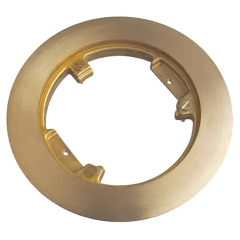 ABB - Installation Products P 60 CP - One-Piece Carpet Plate for Flush Service Floor Boxes, 5-11/16 Inch Diameter, Brass