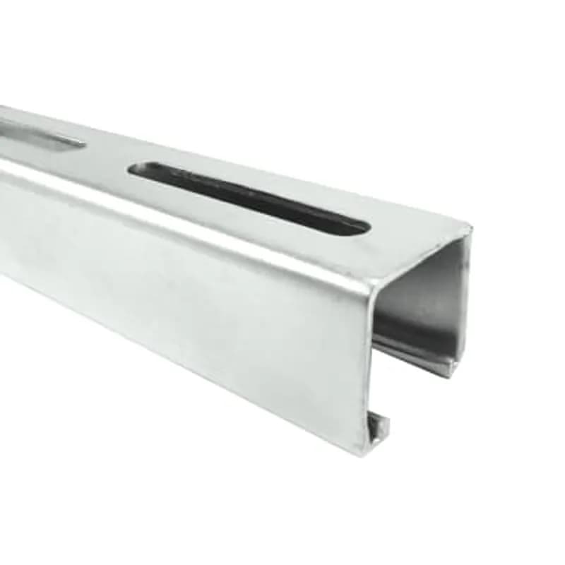 ABB - Installation Products B1400S 10 - Channel, 14 Gauge, 1-5/8 Inch x 13/16 Inch, Length 10 Feet, Slotted Steel with 7/16 Inch x 3 Inch Slots on 4 Inch Centers