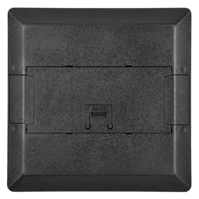 Polycarbonate plastic black floor box cover for AFM-FAS floor box.