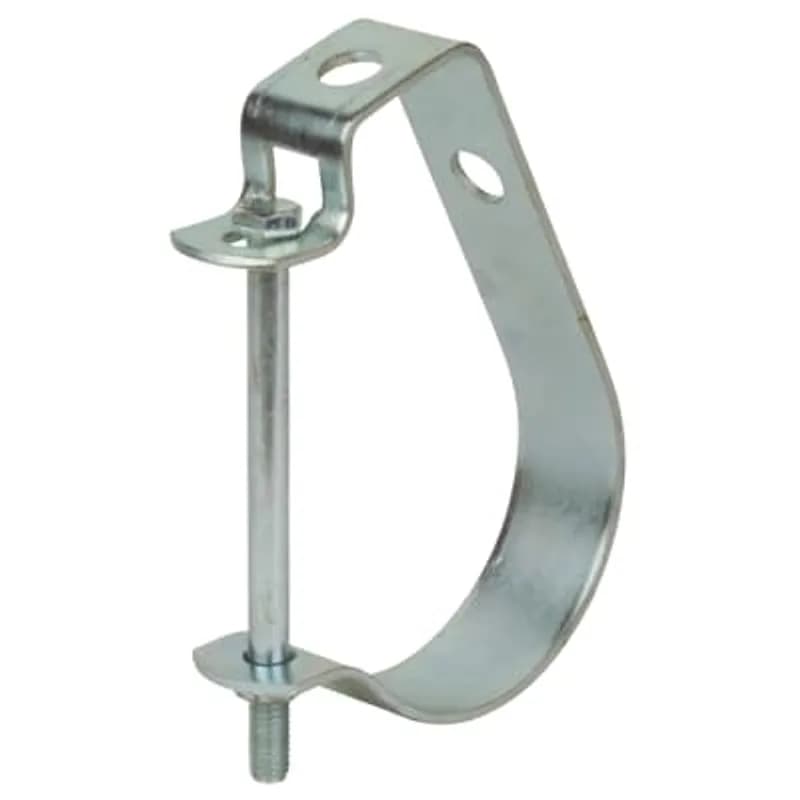 ABB - Installation Products C711F 3-1/2 - Hanger, Felt Lined Lay-In Pipe (J-Hanger), Pipe Size 3-1/2 Inch, A Rod Size 1/2 Inch, Steel