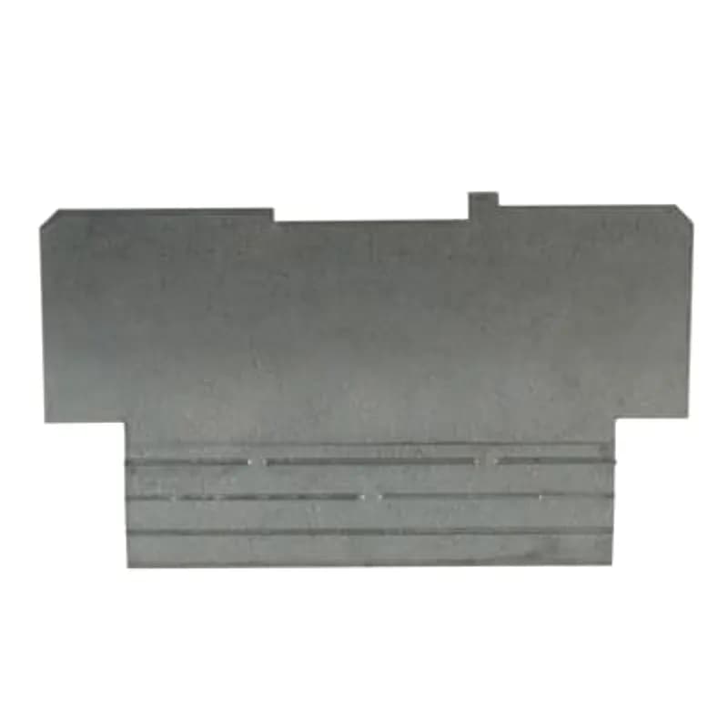 ABB - Installation Products 72 PS 1 - Two Gang Square Box Partition, 4-11/16 Inch Square x 1-1/2 Inches Deep, Pre-Galvanized Steel, For 2-1/8 Inch Deep Box with Square-Cut Tile Wall Two-Device 1/2 Inch, 3/4 Inch, and 1 Inch Covers