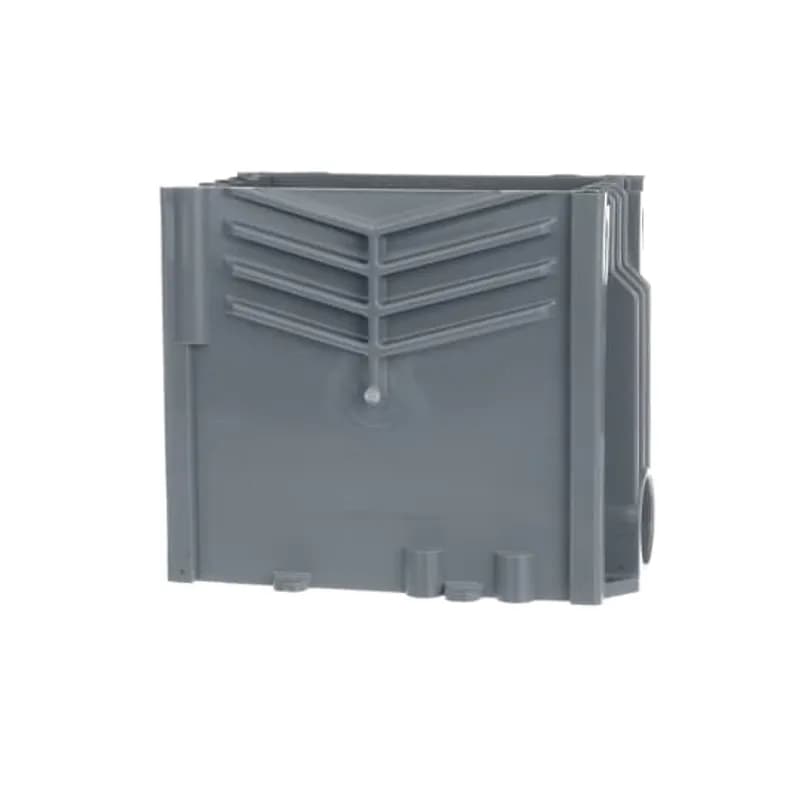 ABB - Installation Products E976RFB - Single Gang Rectangular Floor Box, 97.4 Cubic Inches, Hub Size 1 Inche, Reducer Plugs 1/2 Inch and 3/4 Inch, Length 5.50 Inches x Width 3.25 Inches x Depth 6 Inches, Non-Metallic