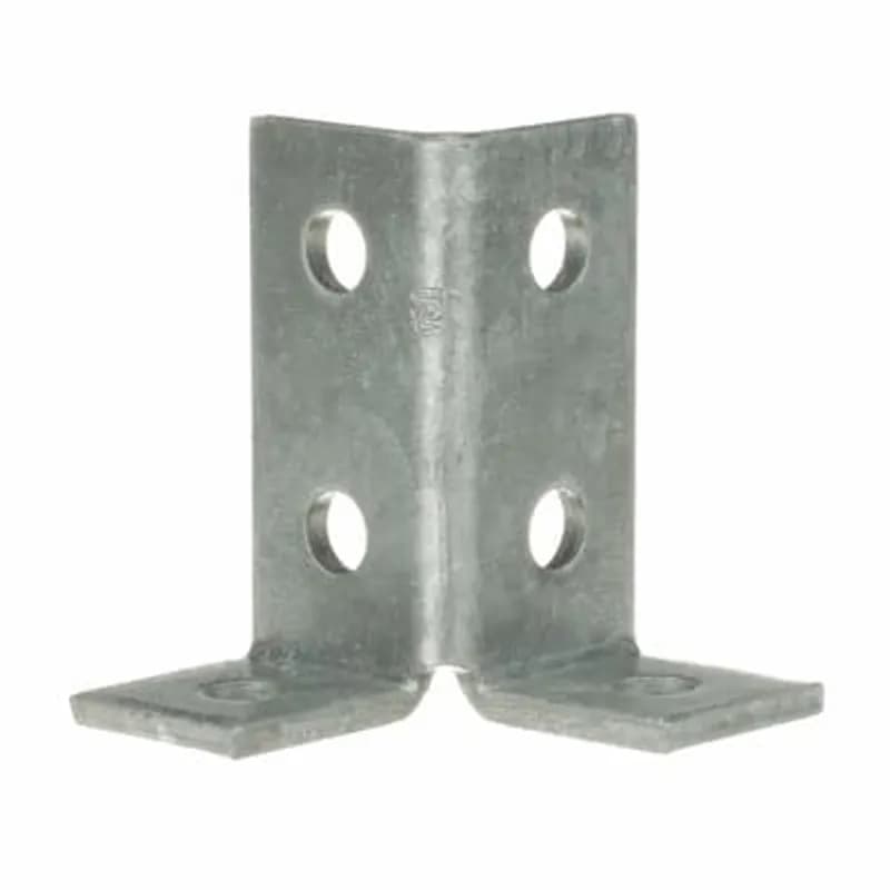 Fitting, Wing Shape, Length 1-7/8 Inch, Height 3-7/8 Inches, Width 1-5/8 Inches, Hole Diameter 1 Inch, Hot-Dip Galvanized Steel