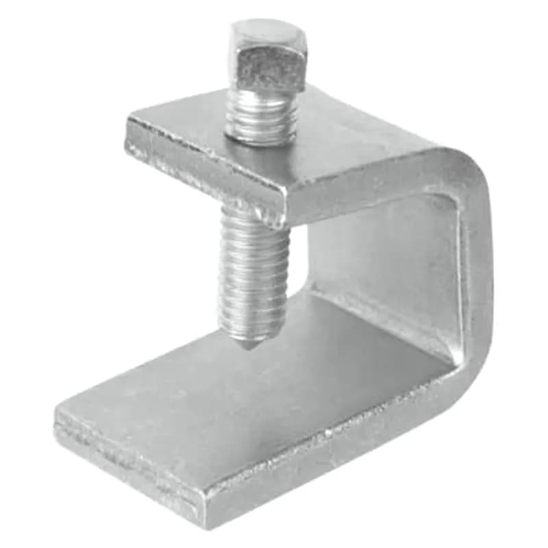 Clamp, I-Beam, Width 1-1/4 Inch, Opening 1-1/4 Inch, Type 316 Stainless Steel