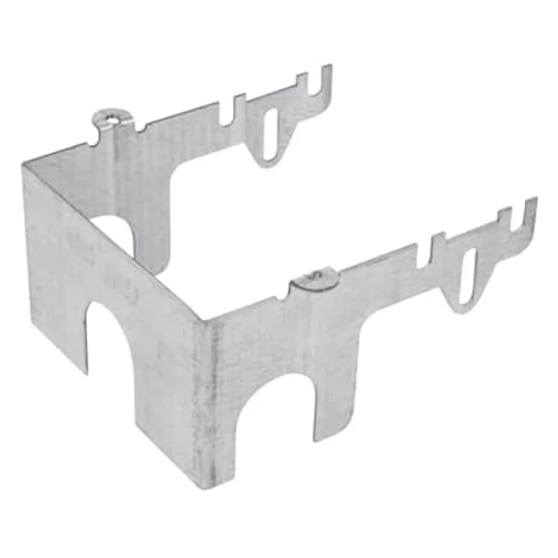 Low Voltage Bracket, 1-23/32 Inches Deep, Pre-Galvanized Steel, Provides Means of Installing a Low-Voltage Device Alongside a Regular Switch or Outlet