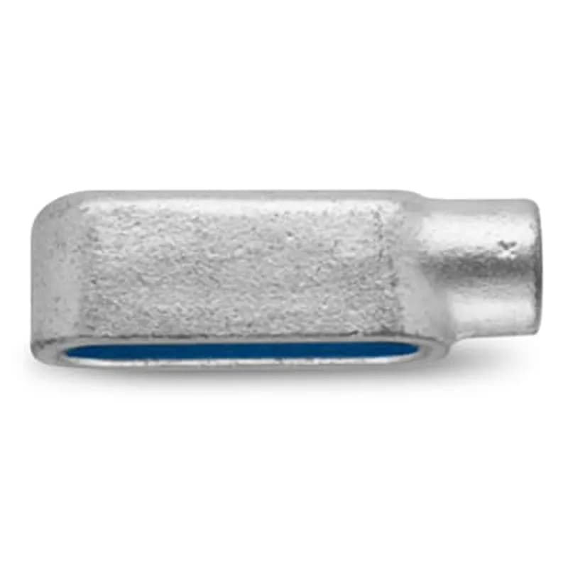 ABB - Installation Products L27-TB - BlueKote Form 7, 3/4 Inch Conduit Body, Body Material Gray Iron with Zinc Plating and Baked On Epoxy Powder Coat with BlueKote Internal Coating for Use with Rigid/IMC Conduit