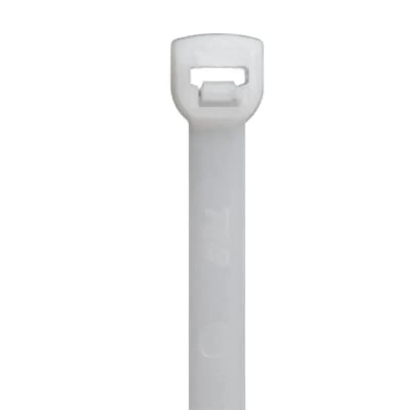 Heavy Duty Cable Tie, Natural Polyamide (Nylon 6.6) for Temperatures up to 85 Degrees Celsius (185 F) for Indoor Applications, Length of 289mm (11.4 Inches), Width of 7.6mm (0.3 Inch), Thickness of 2mm (0.08 Inch), Tensile Strength Rating of 534 Newtons (120 Pounds)