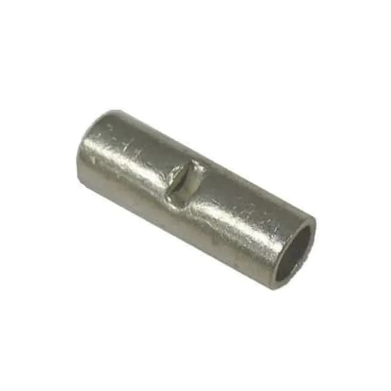 ABB - Installation Products K10-BS-M - Non-Insulated Butt Splice Wire Connector - Wire Range 12-10 AWG, Wire Strip Length 5/16 Inch