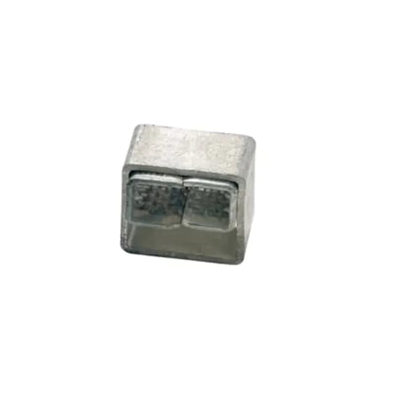 ABB - Installation Products 204210MT - Insulation Piercing Magnet Wire Modular Connector, Length Between Teeth .25 Inches, Length .92 Inches, Width .94 Inches, Wire Range #10 AWG - #3 AWG 90,000 Circular Mil Area - 215,000 Circular Mil Area, Copper Alloy, Tin Plated