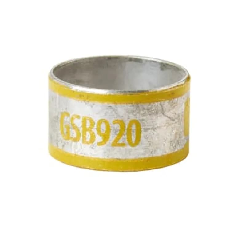 ABB - Installation Products GSC1250 - Two Piece Outer Sleeve Connector for Round Range, Length 15.2mm, Inner Diameter 31.75mm, Outer Diameter 33.78mm, Color Pink, Copper Alloy