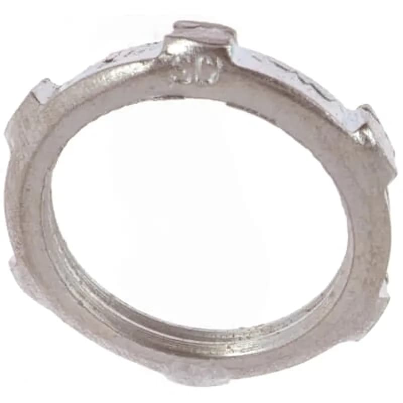 ABB - Installation Products LN106-2 - 2 Inch, Steel Locknut-Zinc Plated, For Use with Rigid/IMC Conduit, Bag of 2