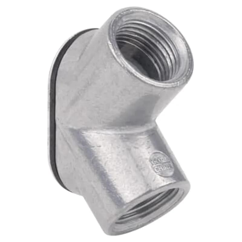 ABB - Installation Products LG1411-1 - 1/2 Inch. Pull Corner Elbow, Die Cast Zinc. For use with Rigid/IMC Conduit.
