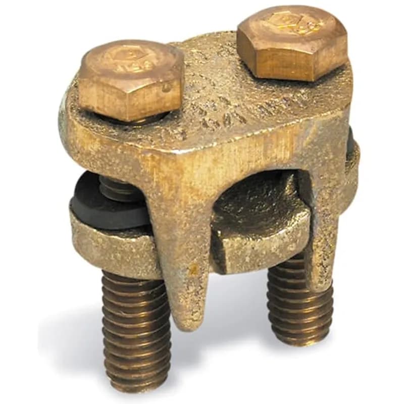 ABB - Installation Products 2B1000 - Copper Type 2B - Two-Bolt Connector without Spacer for Wire Range Main: 750 - 1000 kcmil Tap: 2 Sol. - 1000 kcmil , Bolt Size 15/16