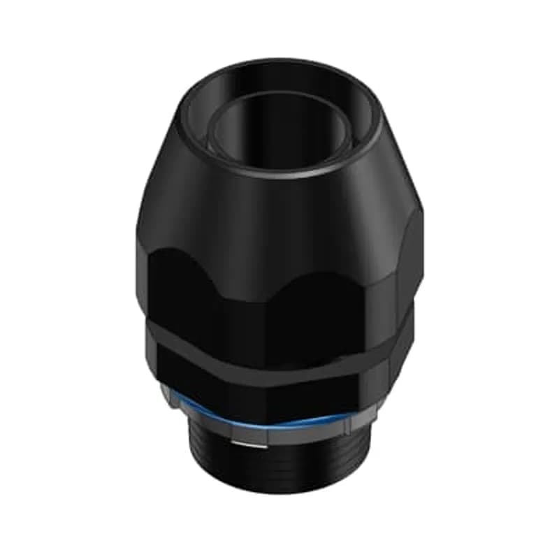 ABB - Installation Products LT450P-500 - 1/2 Inch 45 Degree Straight Non-metallic Conduit Fitting for Liquidtight FNMC Type B, Weather Stabilized Thermoplastic Material