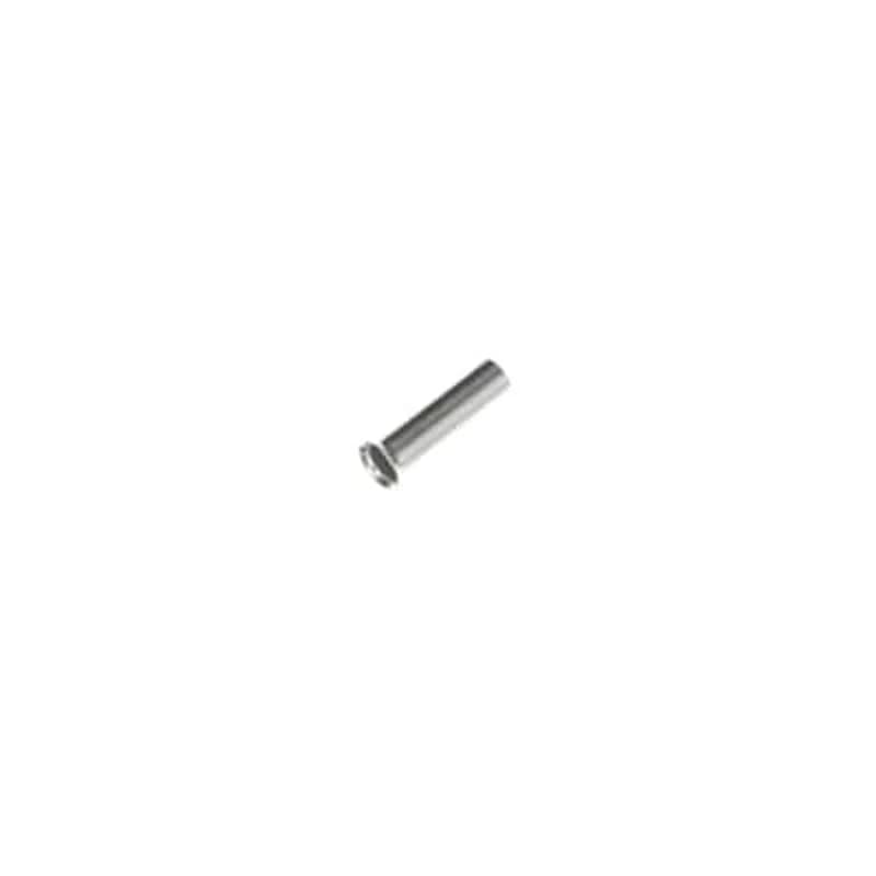 ABB - Installation Products F9012 - Non-Insulated Ferrule, Length .394 Inches/10mm, Inner Diameter .087 Inches/2.2mm, Outer Diameter .139 Inches/3.4mm, Conductor Size 14 AWG/2.5mm2, Copper, Tin Plated