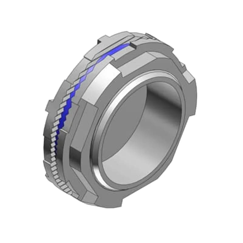 ABB - Installation Products H400CAPA - 4 Inch Aluminum, Capoff with Thermoplastic Insulating Throat, Sealing Ring Nitrile (BUNA-N) for Use with Rigid/IMC Conduit