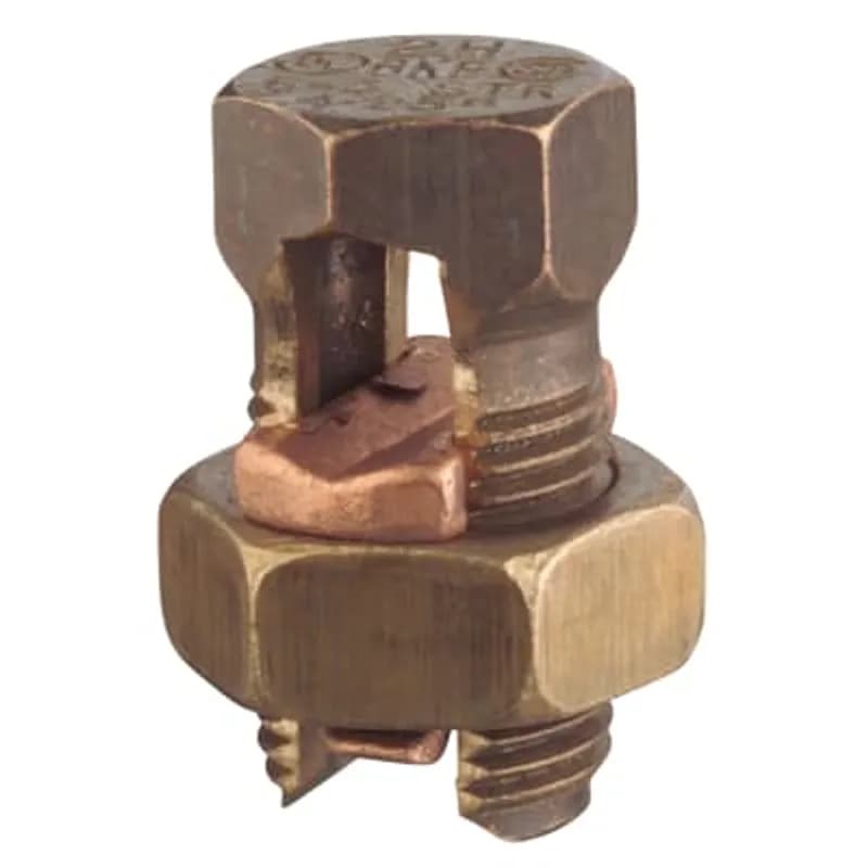 ABB - Installation Products 20H - Type H - High Strength Split-Bolt Connector, Conductor Range for Equal Main and Tap 2/0 Str-2 Sol, Conductor Range for Min Tap with One Max Main 14 Sol