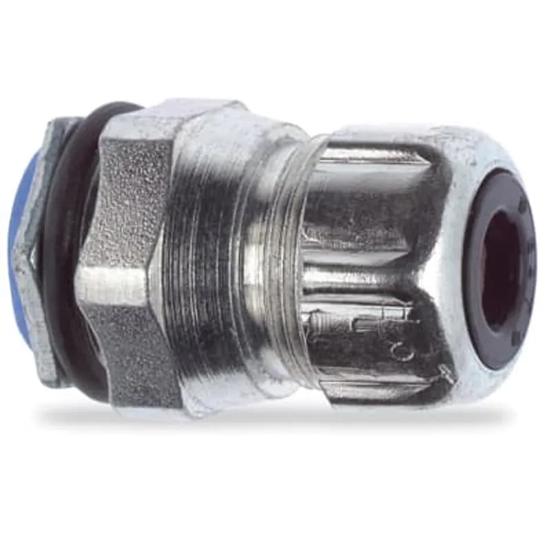 ABB - Installation Products 2632 - Chase Liquidtight Steel Cord Connector, Straight, 1/2 Inch, Cord Range 0.250 to 0.375 Inch