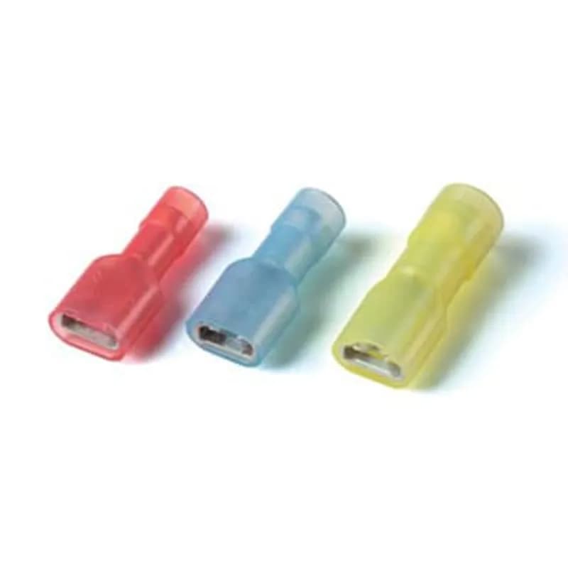 ABB - Installation Products KNF18-250MD-D - Fully Insulated Nylon Male - 250 Series Disconnects for Wire Range 22-16 , Tab Size .250x.032, Red