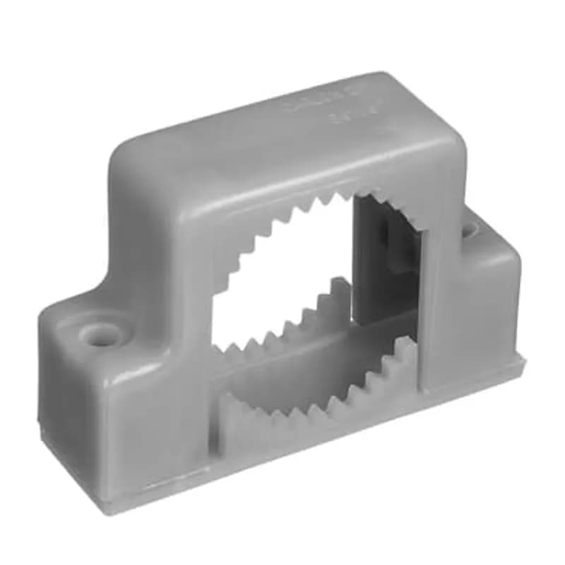 ABB - Installation Products E978JC-CAR - Conduit Support Strap, Size 2 Inches, Length 4 Inches, Width 1 Inch, Height 2.86 Inches, Material Polypropylene, Color Gray, Pack op 10
