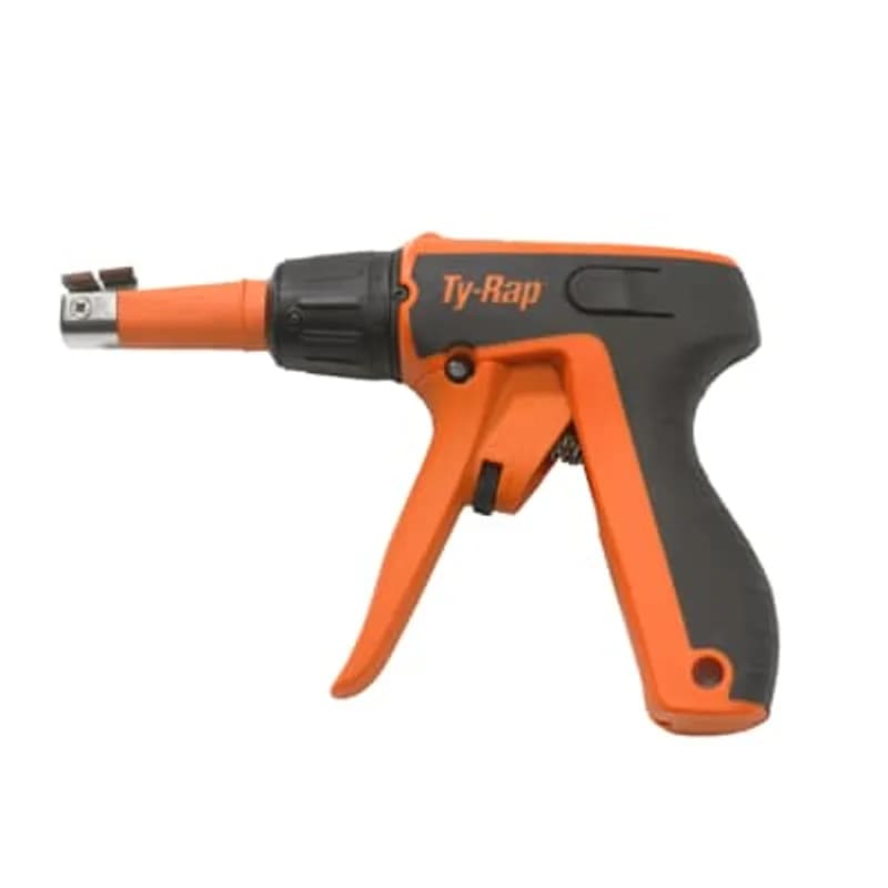 ABB - Installation Products ERG120 - Ergonomic Hand Tool for Nylon Cable Ties 50-120 Pounds, 4.67mm (0.184 Inches) - 7.64mm (0.301 Inches) Cable Tie Widths