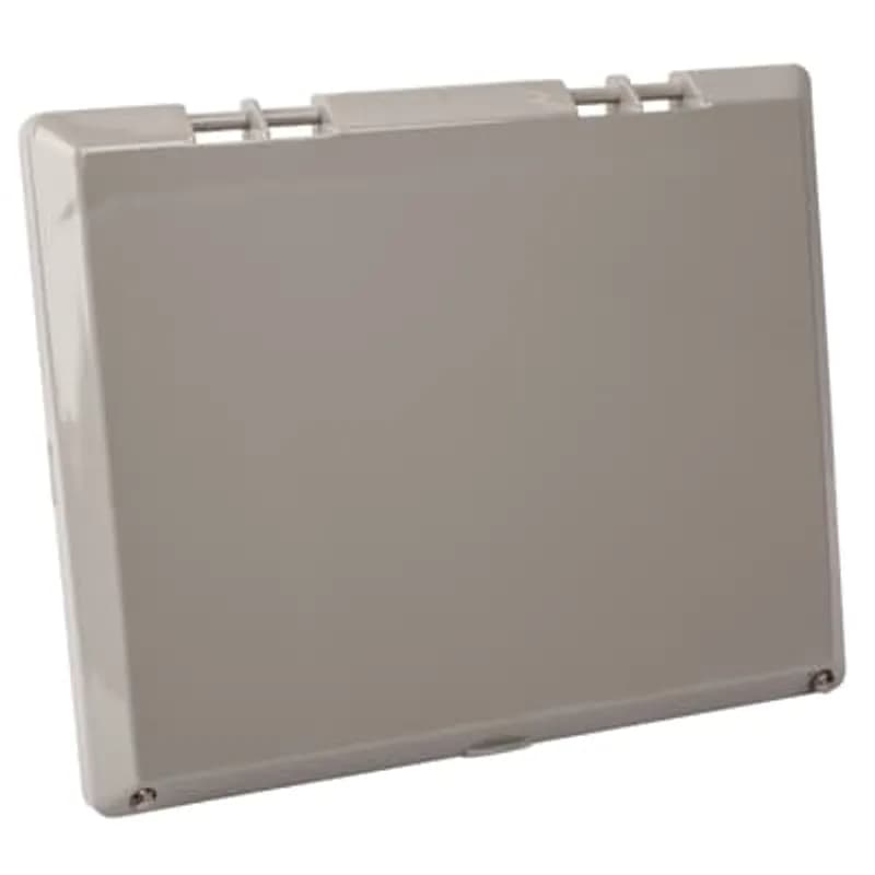 Polycarbonate Opaque Hidden-hinge Enclosure Cover, 10 Inches X 8 Inches