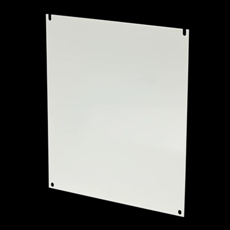 14 gauge steel white back panel, 12.75 Inches x 10.88 Inches