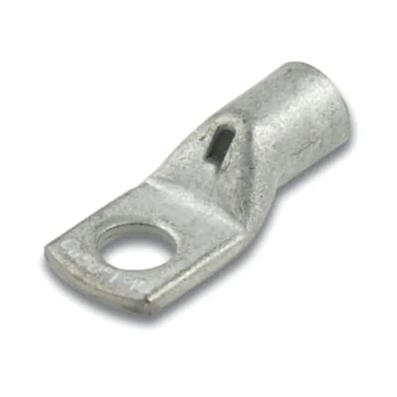 ABB - Installation Products MCC95M10 - Copper One-Hole Metric Lug, Standard Barrel, Peep Hole, Max 35kV, 95mm2 Wire Size, 10mm Bolt Size, Tin Plated