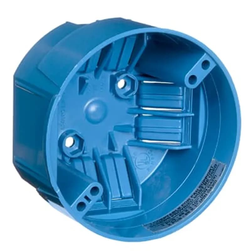 ABB - Installation Products B720R-SHK - Round Ceiling Box, Volume 20 Cubic Inches, Diameter 4 Inches, Depth 2-5/16 Inches, Material Non-Metallic