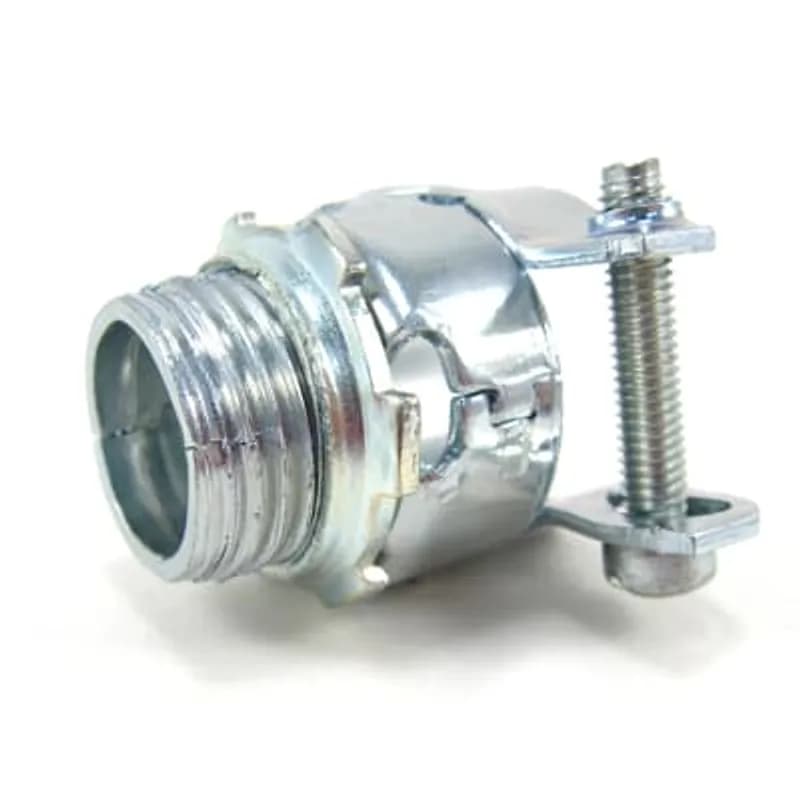 ABB - Installation Products 278-TB - Squeeze Connector, Straight, Trade Size 3-1/2 Inch, Knockout Size 3-1/2 Inch, Cable Range 3.200 to 4.370 Inch, Malleable Iron
