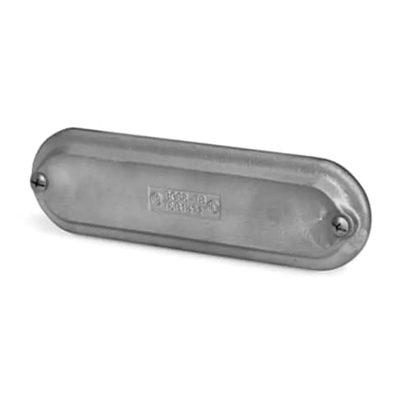 ABB - Installation Products BG48-TB - 1 Inch 1-1/4 Inch Mogul Conduit Body Cover, Gray Iron Electro Galvanized