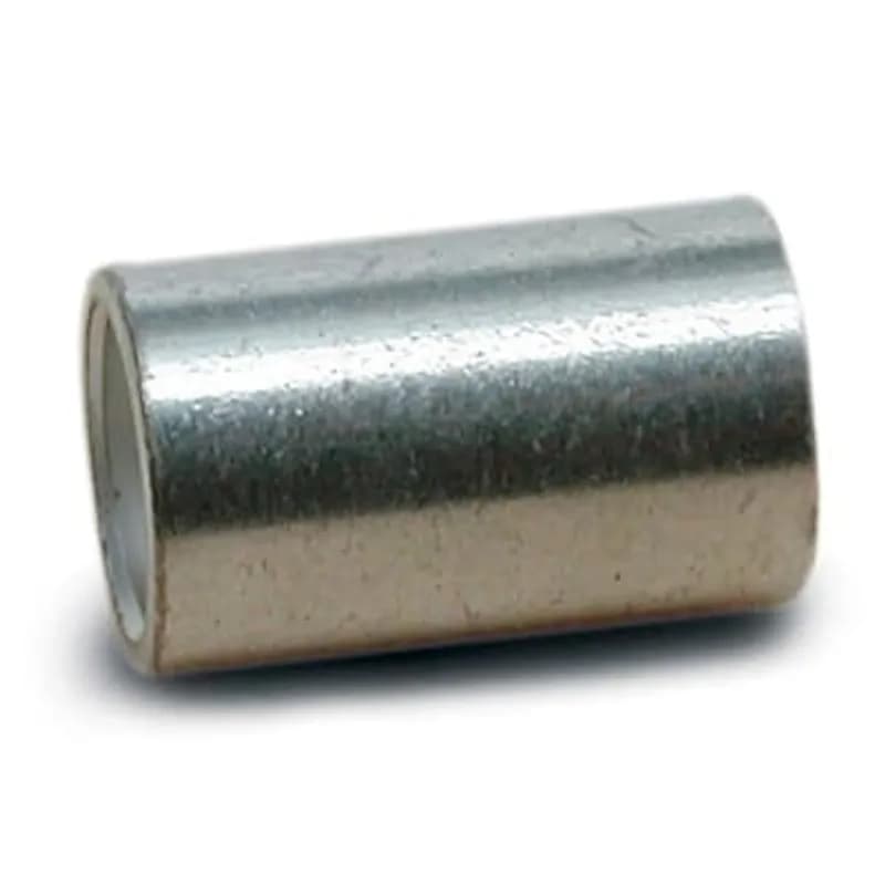 Non-Insulated Parallel Splice Connector For Wire Range 6 For Circular Mil Range 20,800-33,100 Length .5 Diameter .365,Metallic