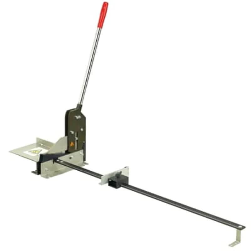 ABB - Installation Products DC-125TB - Wiring Duct Bench Mount Cutting Tool, All-Steel Construction, Adjustable Gauge, Easy to Read Measuring Indicator, Adjustable Stop