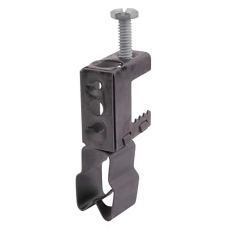 Clamp, Conduit to Beam, Conduit Size 1-1/4 Inch, 1/2 Inch Flange to Conduit, Steel