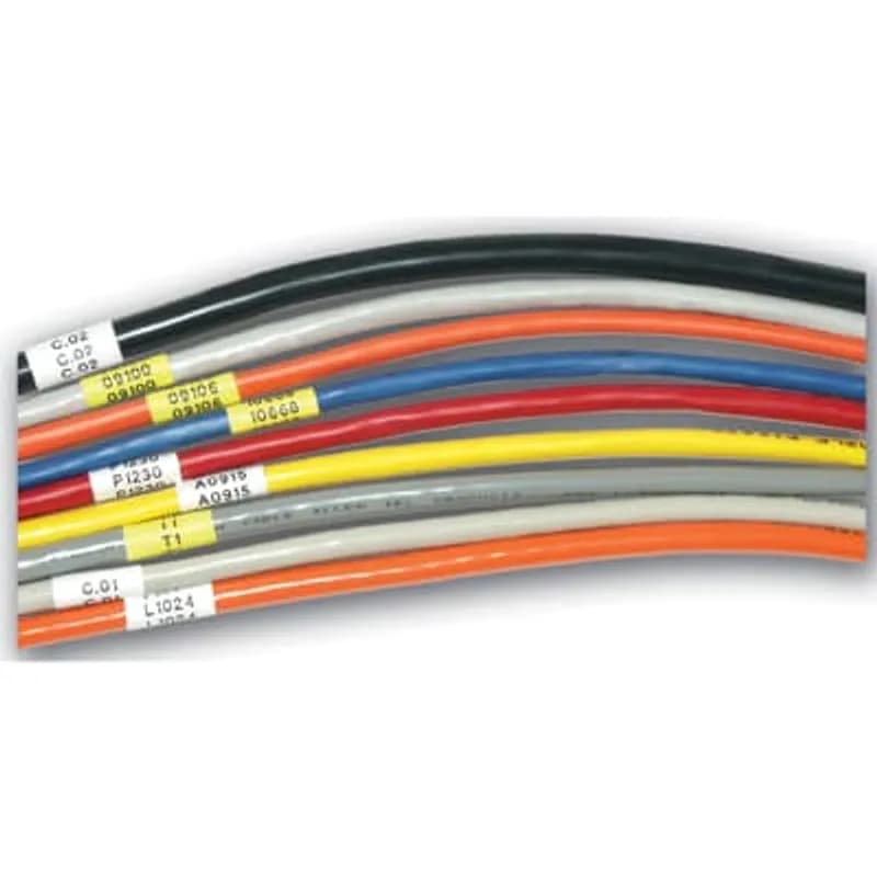 ABB - Installation Products EZ-WN12 - EZL Wire Marker Label for flat applications, White Flexible Nylon, 1/2 inch, 12.5 feet length