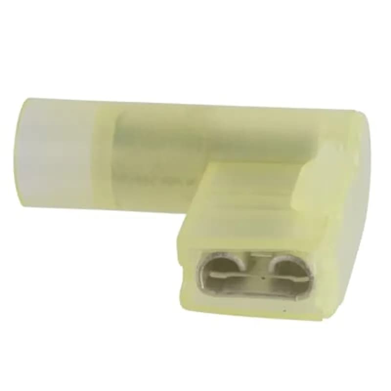 ABB - Installation Products KNF10-250BFD-D - Insulated Nylon Female Barrel Flag Disconnects for Wire Range 12-10 , Tab Size .250x.032, Yellow