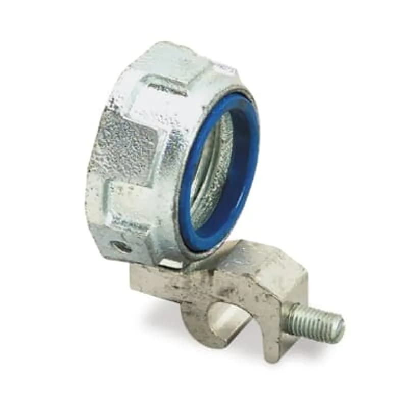 ABB - Installation Products 3875-SS - 2 Inch Threaded Insulated Grounding Bushing, Iron, Electro Zinc Plated, Wire Range 14 to 4, Thermoplastic Insulator for Use with Rigid/IMC Conduit Stainless Steel Hardware