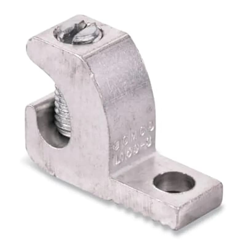 ABB - Installation Products LL306 - Aluminum Lay-in-Lug Connector, Conductor Range 6-3/0 AWG, Stud Size 0.33 Inches