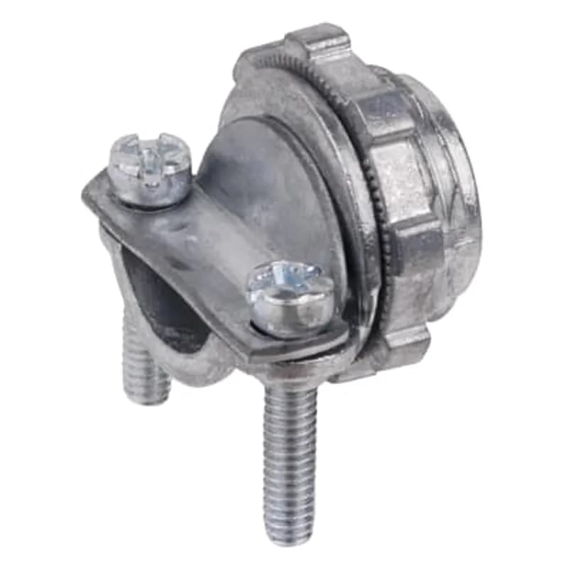 ABB - Installation Products XC280-1 - Connector, Clamp Type, Size 3/8 Inch, Clamping Range 0.18 Inch - 0.64 Inch, Length 1.16 Inch, Die Cast Zinc, Bag of 1