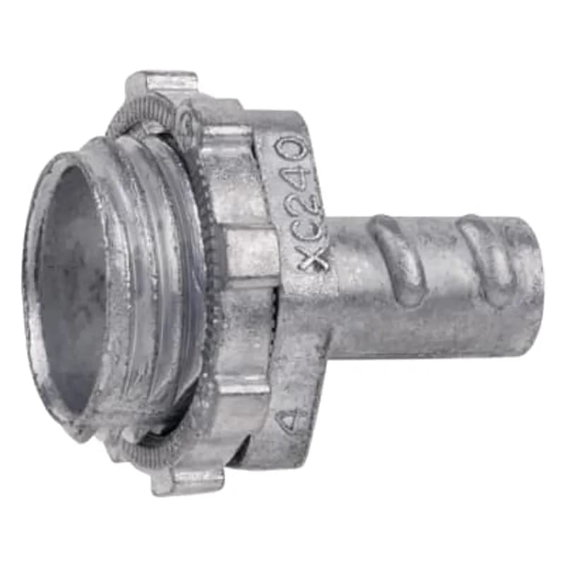 ABB - Installation Products XC242-1 - Connector, Screw-In, Size 3/4 Inch, Length 1.62 Inch, Width 1.12 Inch, Die Cast Zinc, Sold by Each