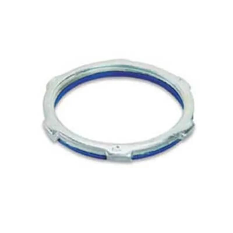 4 Inch, Steel Sealing Locknut-Zinc Plated, For Use with Rigid/IMC Conduit