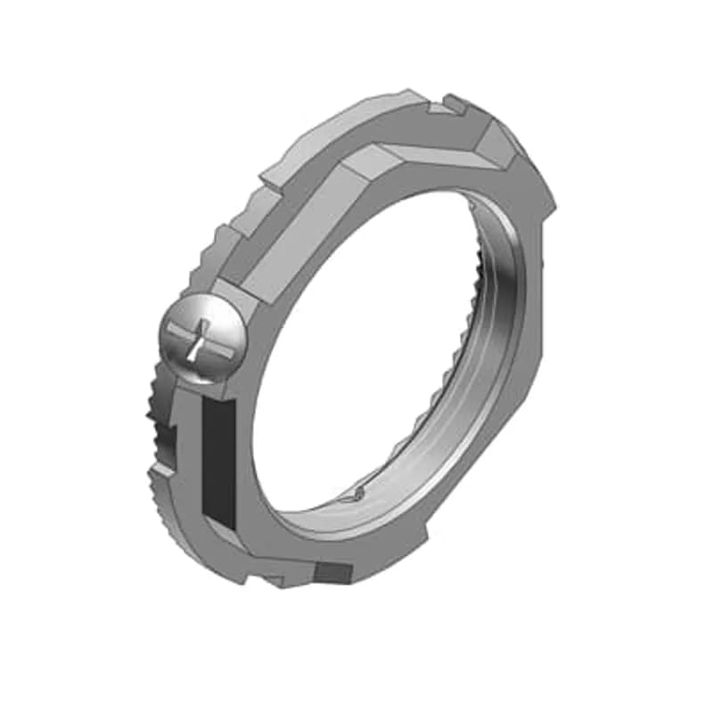ABB - Installation Products L075GRSST - 3/4 Inch 316 Stainless Steel Grounding and Bonding Locknut for Use with Rigid/IMC Conduit