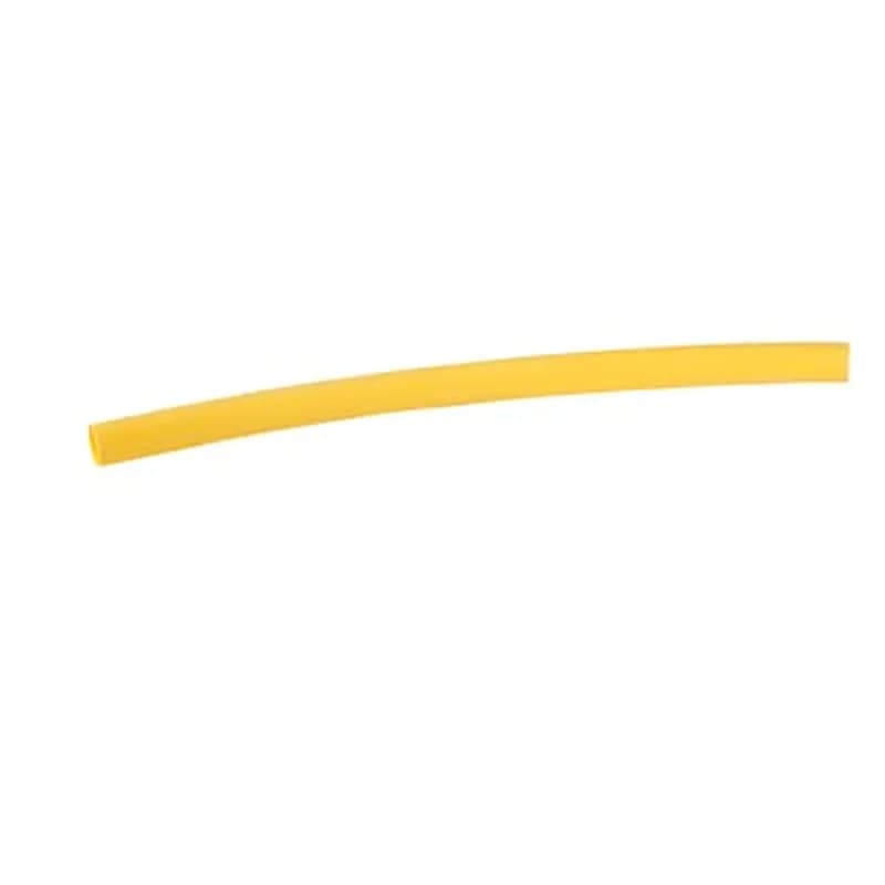 ABB - Installation Products CPO1000-4-A - Thin-Wall Heat Shrinkable Tubing, Yellow Cross-Linked Polyolefin, 1 Inch, Shrink Ratio 2:1, Length 4 Feet, Operating Temperature -55 to 135 Degrees Celsius, Non-Lined