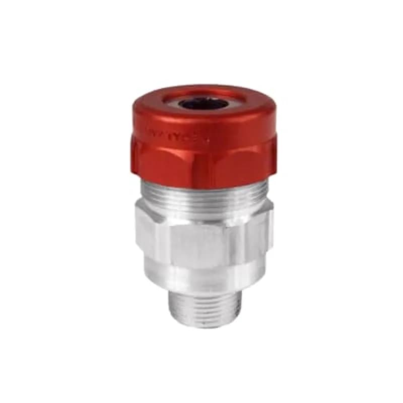 ABB - Installation Products HLT125 - Aluminum liquidtight fitting for tray cable. Hub size N.P.T. 1-1/4 inches Range over jacket is 0.625 to 1 inch.
