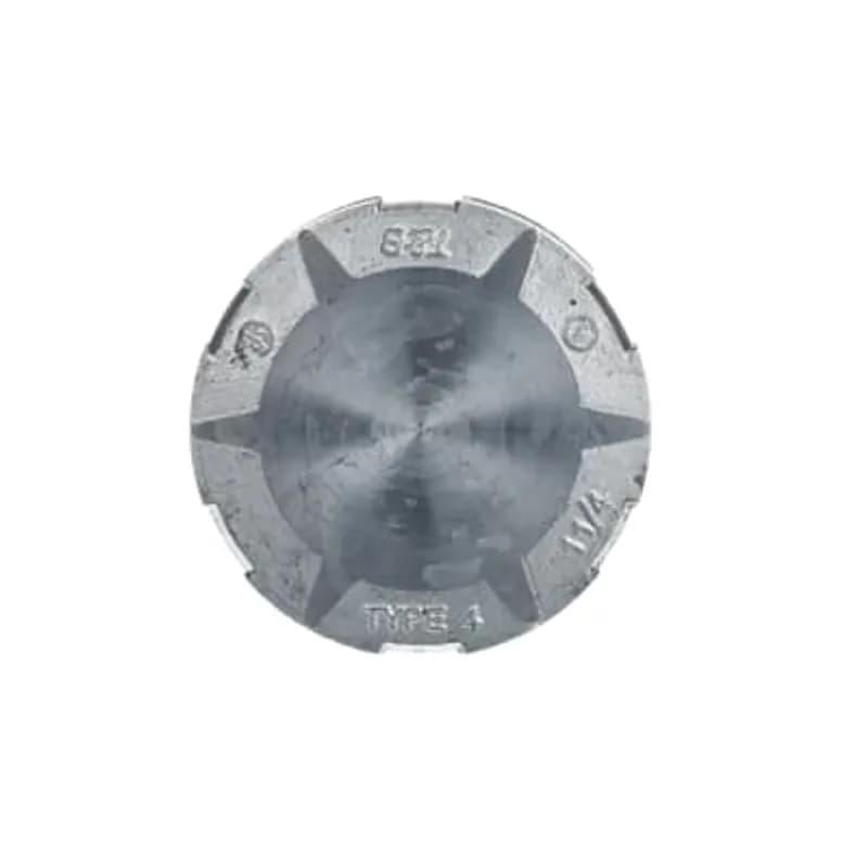 ABB - Installation Products H125CAP - 1-1/4 Inch Zinc Capoff with Thermoplastic Insulating Throat, Sealing Ring Nitrile (BUNA-N) for Use with Rigid/IMC Conduit